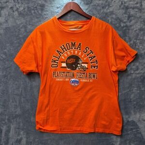 Oklahoma State Cowboys Football Fiesta Bowl 2022 Orange T Shirt Mens Large